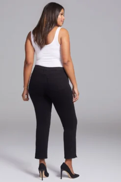 Slim Straight Ankle Jeans In Short Inseam - Black 12 Slim Straight Ankle Jeans In Short Inseam - Black -Nydj Apparel Shop CFOZ2637S 858 6