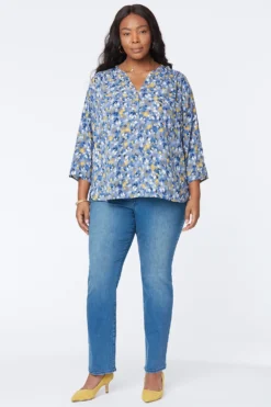 The Perfect Blouse - Lauro Blooms -Nydj Apparel Shop CGGT3888 F994 4