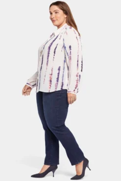 Modern Blouse - Franklin Stripe -Nydj Apparel Shop CGGT3925 F1048 5