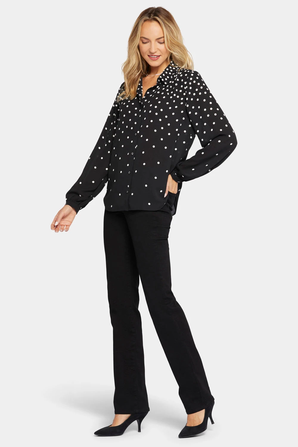 Modern Blouse - Percy Dot 3 Modern Blouse - Percy Dot - Image 3