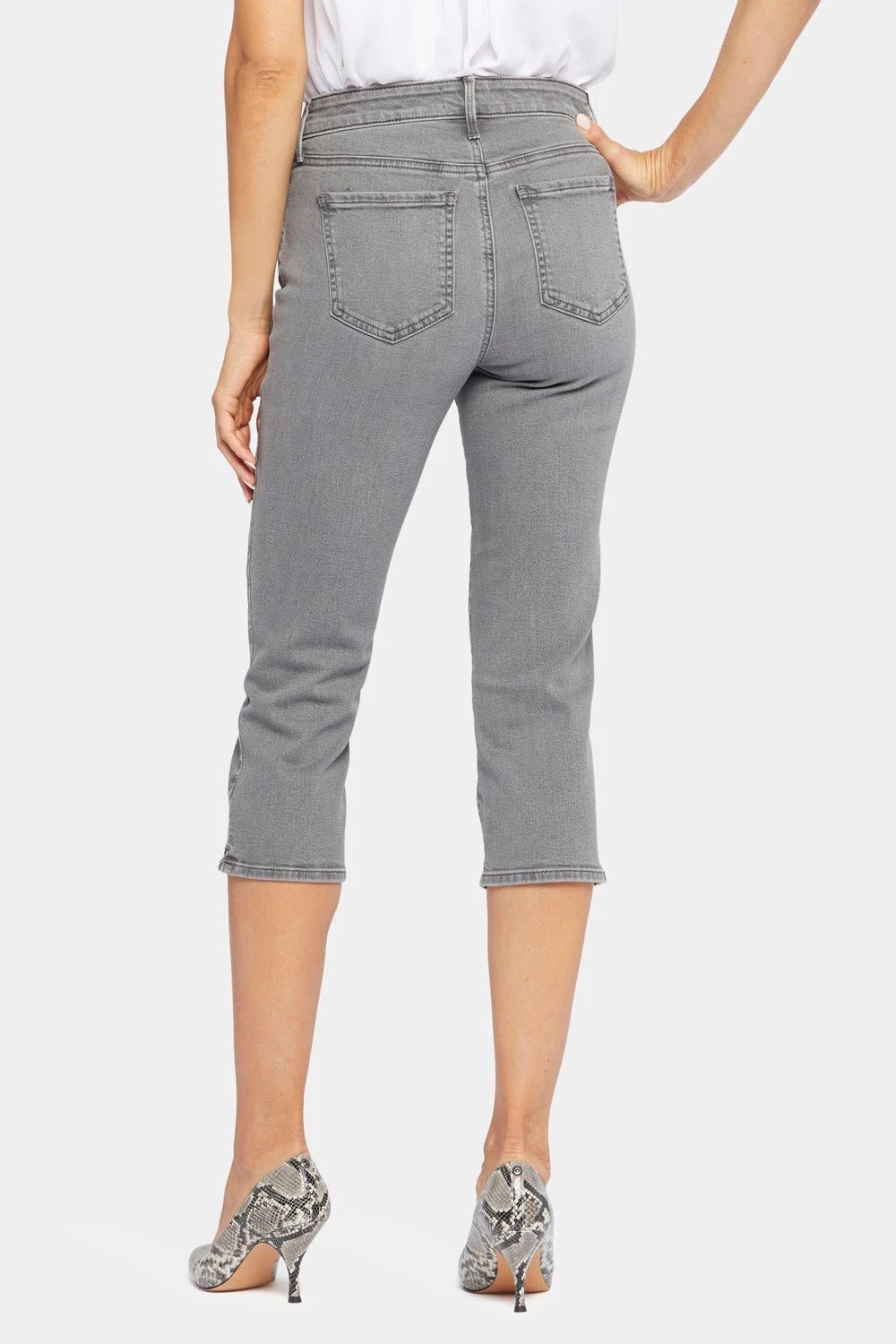 Slim Straight Crop Jeans - Palmas 2 Slim Straight Crop Jeans - Palmas - Image 2