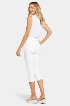 Slim Straight Crop Jeans - Optic White -Nydj Apparel Shop CMDW2903 157 6