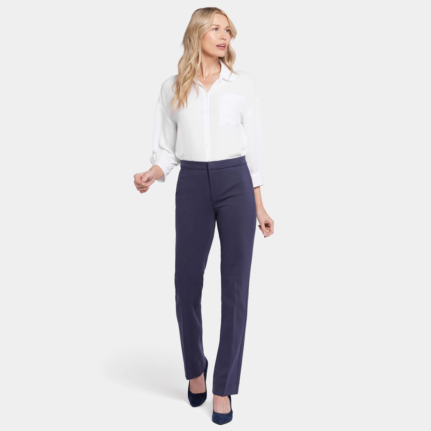 Slim Trouser Pants - Oxford Navy 7 Slim Trouser Pants - Oxford Navy - Image 7