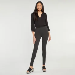 Modern Legging Pants - Charcoal Heather -Nydj Apparel Shop M11Z8132 CRHTH DPA