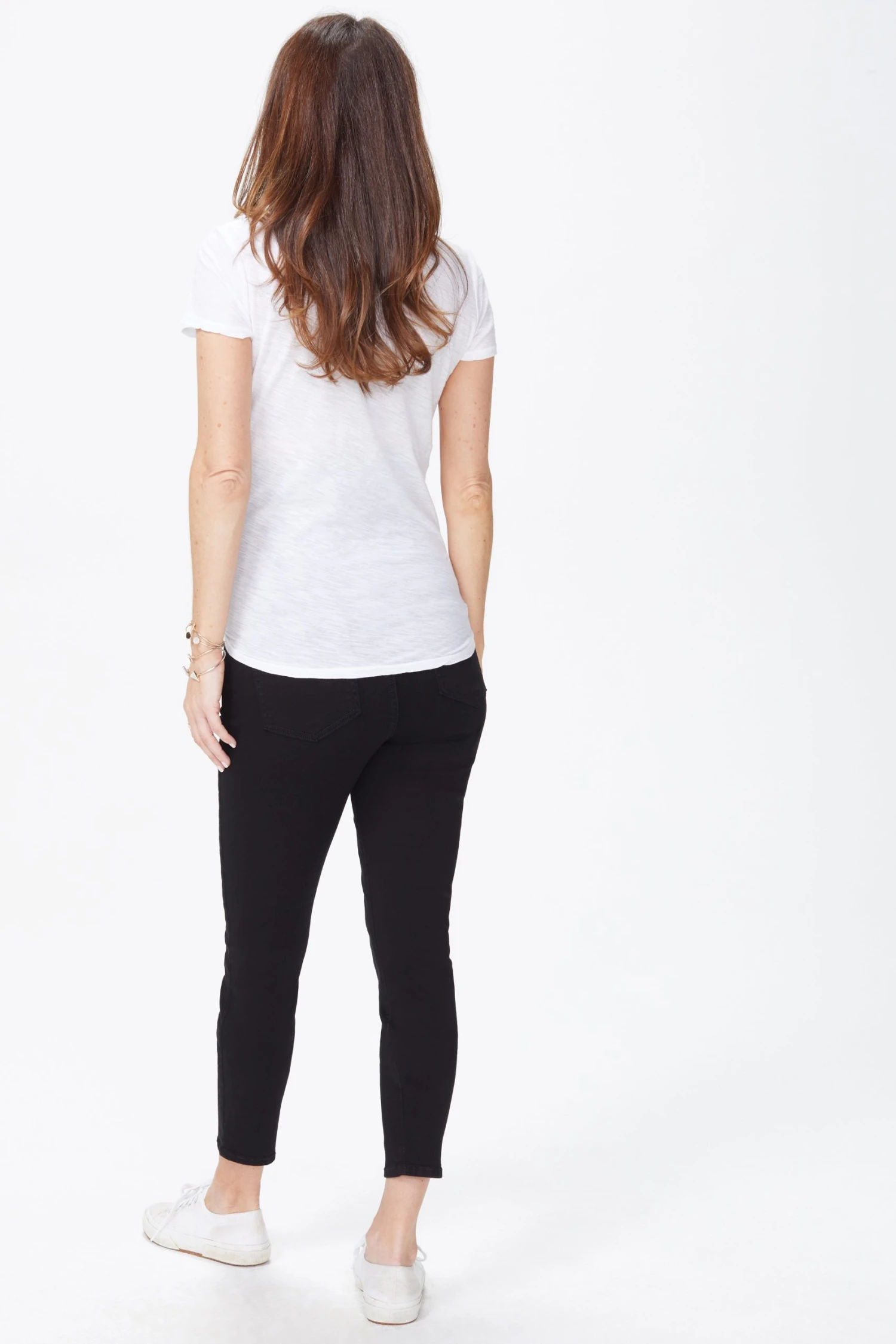 Ami Skinny Maternity Jeans - Black 3 Ami Skinny Maternity Jeans - Black - Image 3