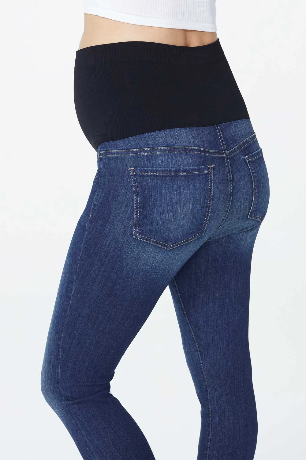 Ami Skinny Maternity Jeans - Big Sur 3 Ami Skinny Maternity Jeans - Big Sur - Image 3