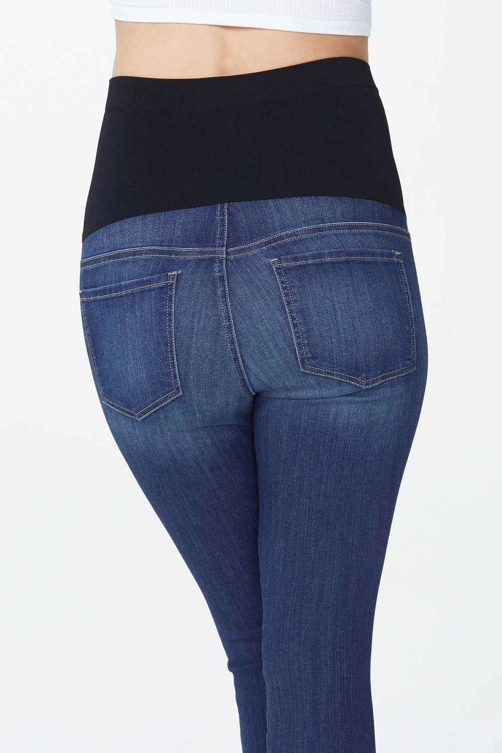 Ami Skinny Maternity Jeans - Big Sur 4 Ami Skinny Maternity Jeans - Big Sur - Image 4