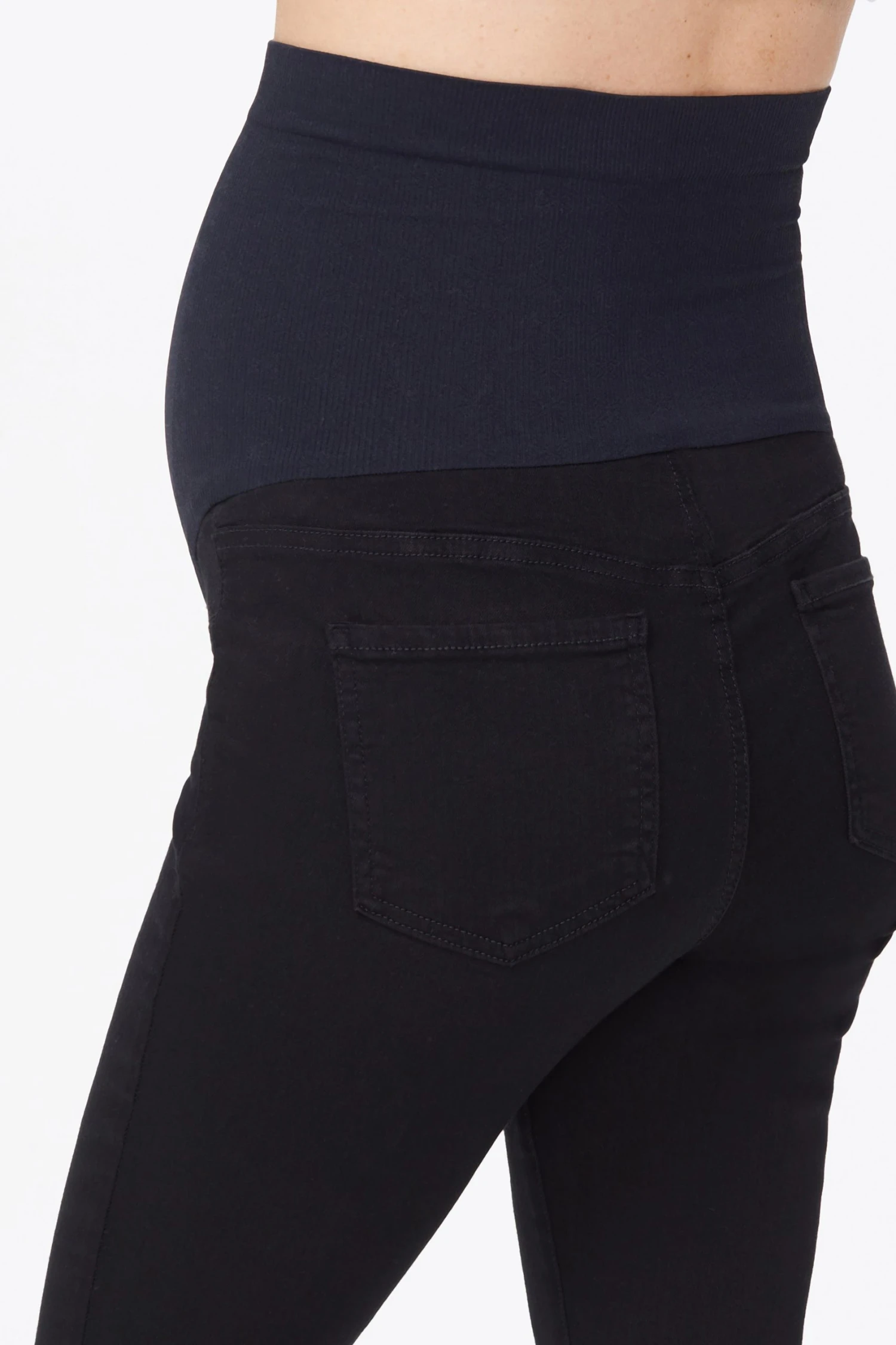 Straight Maternity Jeans - Black 4 Straight Maternity Jeans - Black - Image 4