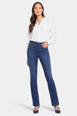 Slim Bootcut Jeans - Blue Moon 10 Slim Bootcut Jeans - Blue Moon -Nydj Apparel Shop MAER2880 BLMN 4