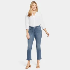 Slim Bootcut Ankle Jeans - Prelude -Nydj Apparel Shop MAER8084 PRLDE DPA