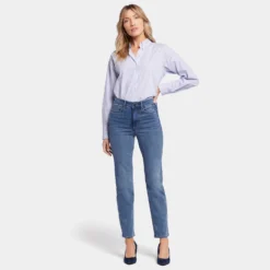 Callie High Straight Jeans - Rockie -Nydj Apparel Shop MAER8773 ROCKI DPA
