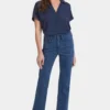 Marilyn Straight Ankle Jeans - Indigo Pinnacle Peak