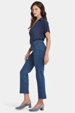 Marilyn Straight Ankle Jeans - Indigo Pinnacle Peak 11 Marilyn Straight Ankle Jeans - Indigo Pinnacle Peak -Nydj Apparel Shop MAERMA2512 INDGP 5