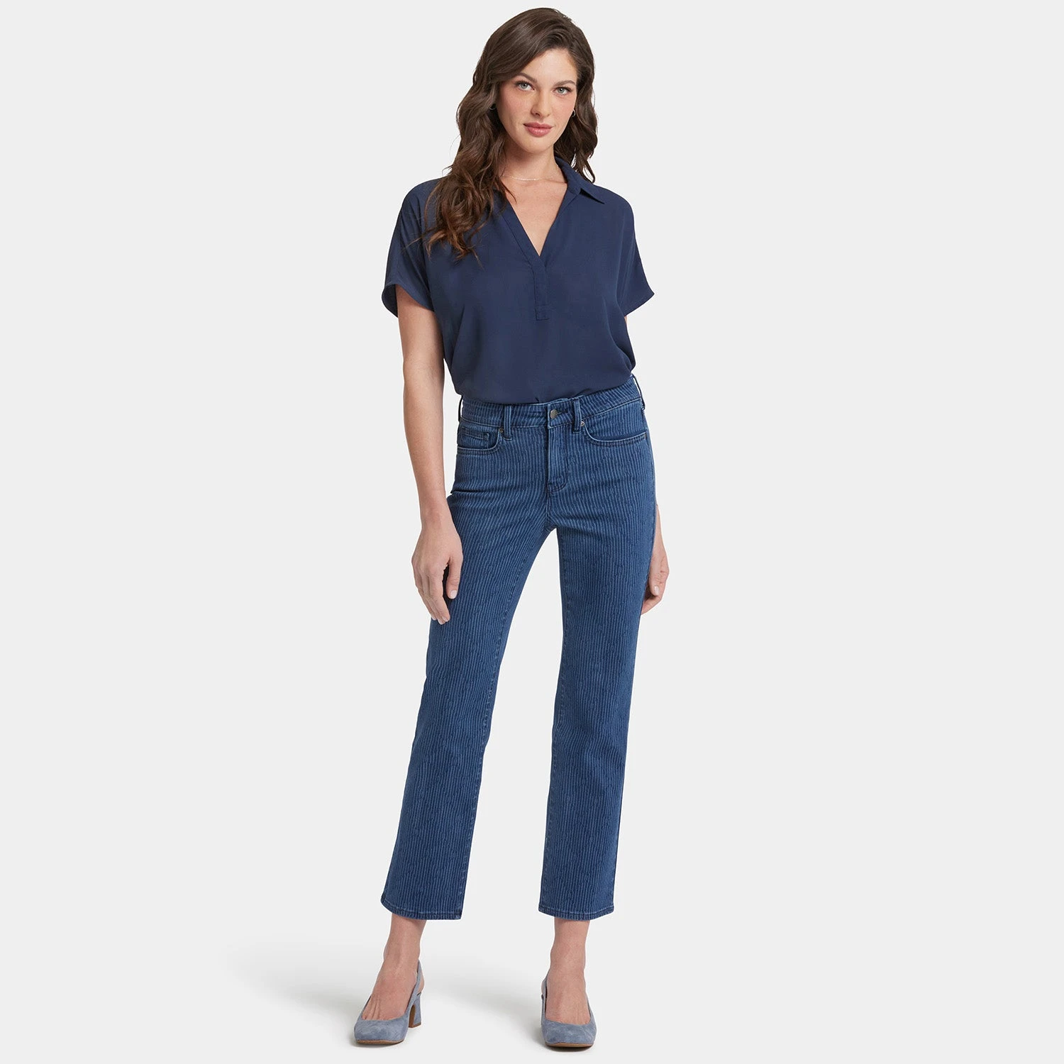Marilyn Straight Ankle Jeans - Indigo Pinnacle Peak 7 Marilyn Straight Ankle Jeans - Indigo Pinnacle Peak - Image 7