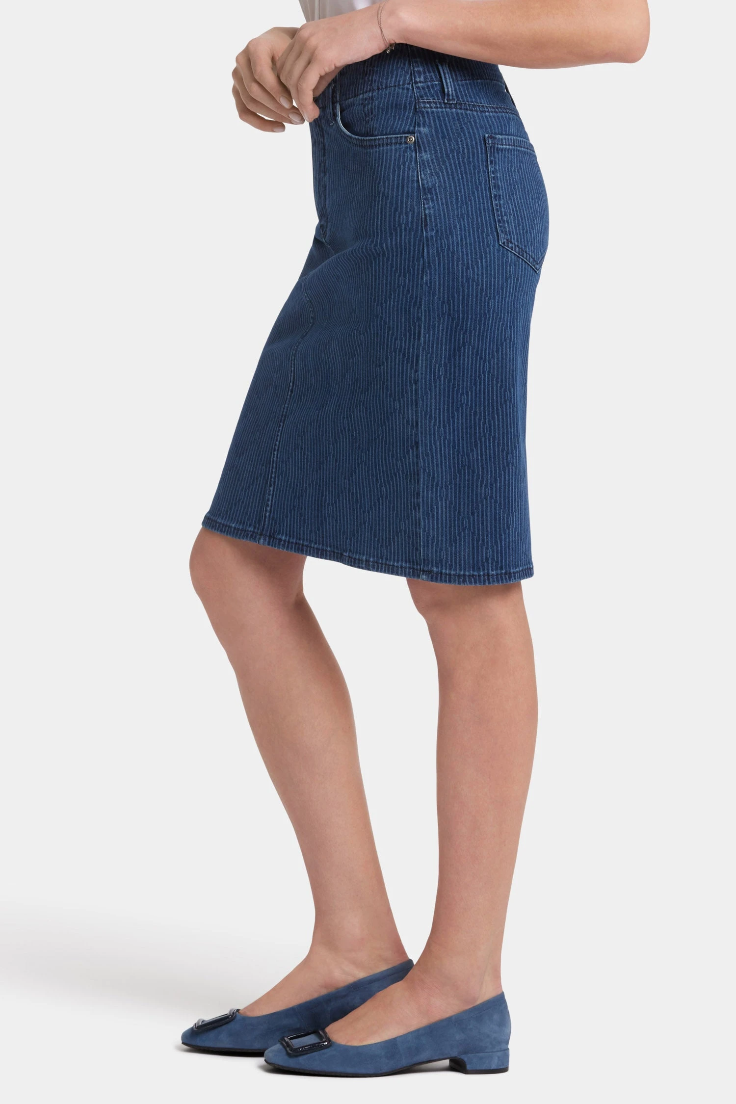 High Waist Skirt - Indigo Pinnacle Peak 3 High Waist Skirt - Indigo Pinnacle Peak - Image 3