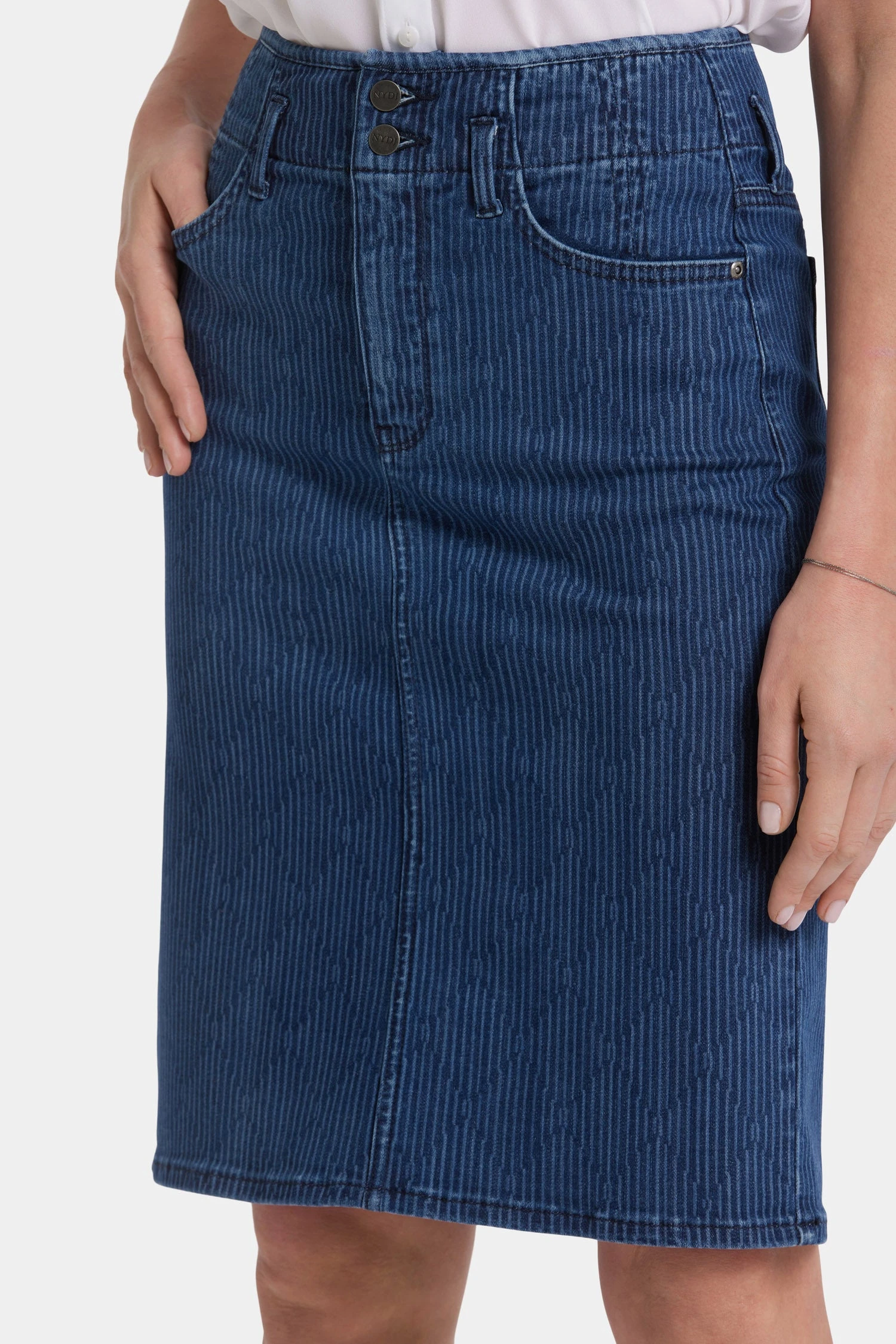 High Waist Skirt - Indigo Pinnacle Peak 6 High Waist Skirt - Indigo Pinnacle Peak - Image 6