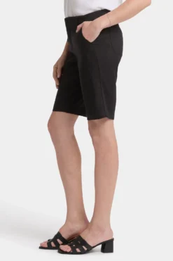 Bermuda Shorts - Black -Nydj Apparel Shop MAKB2192 858 3