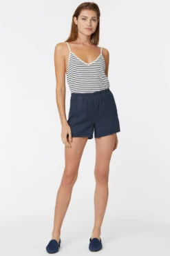 Pull-On Shorts - Oxford Navy
