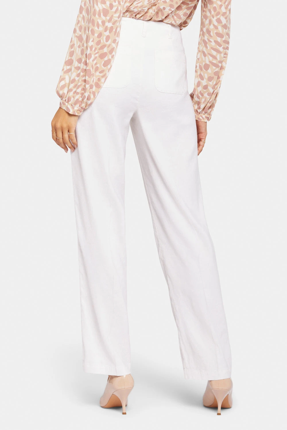 Marilyn Straight Pants - Optic White 2 Marilyn Straight Pants - Optic White - Image 2