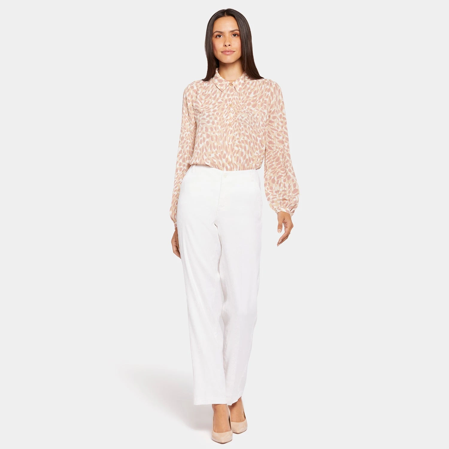 Marilyn Straight Pants - Optic White 7 Marilyn Straight Pants - Optic White - Image 7