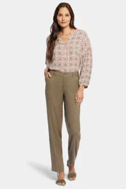 Marilyn Straight Pants - Avocado 9 Marilyn Straight Pants - Avocado -Nydj Apparel Shop MAKB8682 AVCDO 4