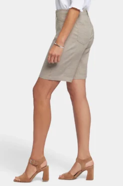 5 Pocket Bermuda Shorts - Saddlewood -Nydj Apparel Shop MAKB8699 SADLW 3