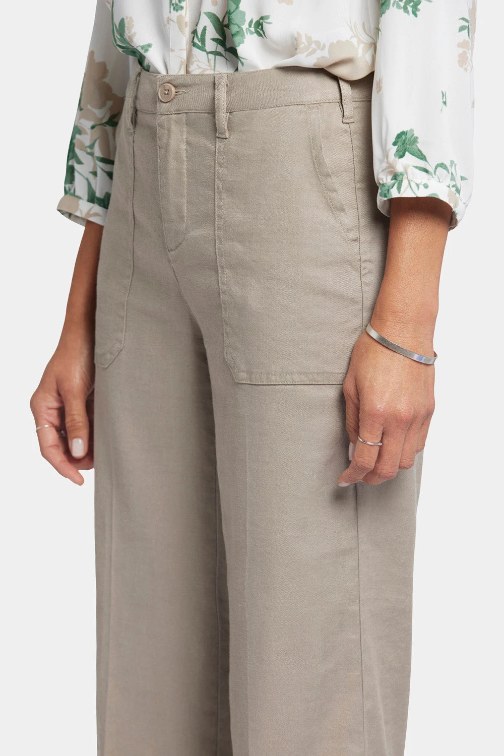 Wide Leg Cargo Capri Pants - Saddlewood 6 Wide Leg Cargo Capri Pants - Saddlewood - Image 6