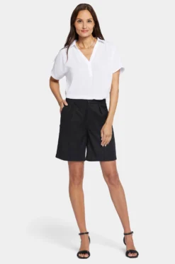 Relaxed Shorts- Black 10 Relaxed Shorts- Black -Nydj Apparel Shop MAKB8902 858 4