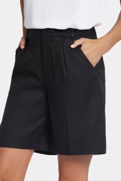 Relaxed Shorts- Black 12 Relaxed Shorts- Black -Nydj Apparel Shop MAKB8902 858 6