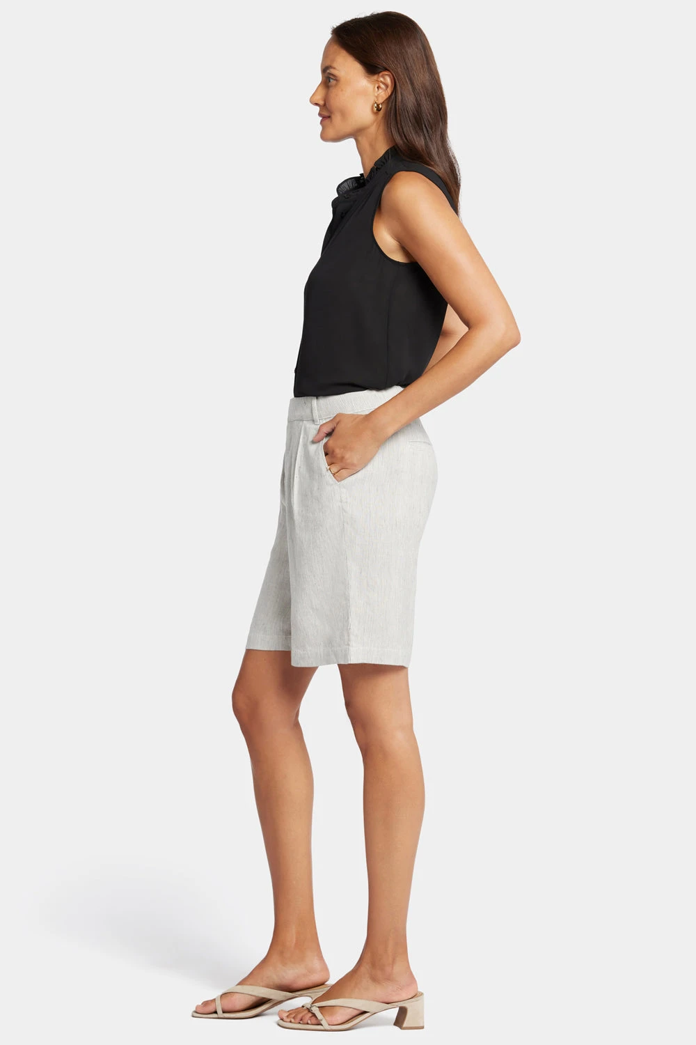 Relaxed Shorts - Slubby Stripe 5 Relaxed Shorts - Slubby Stripe - Image 5