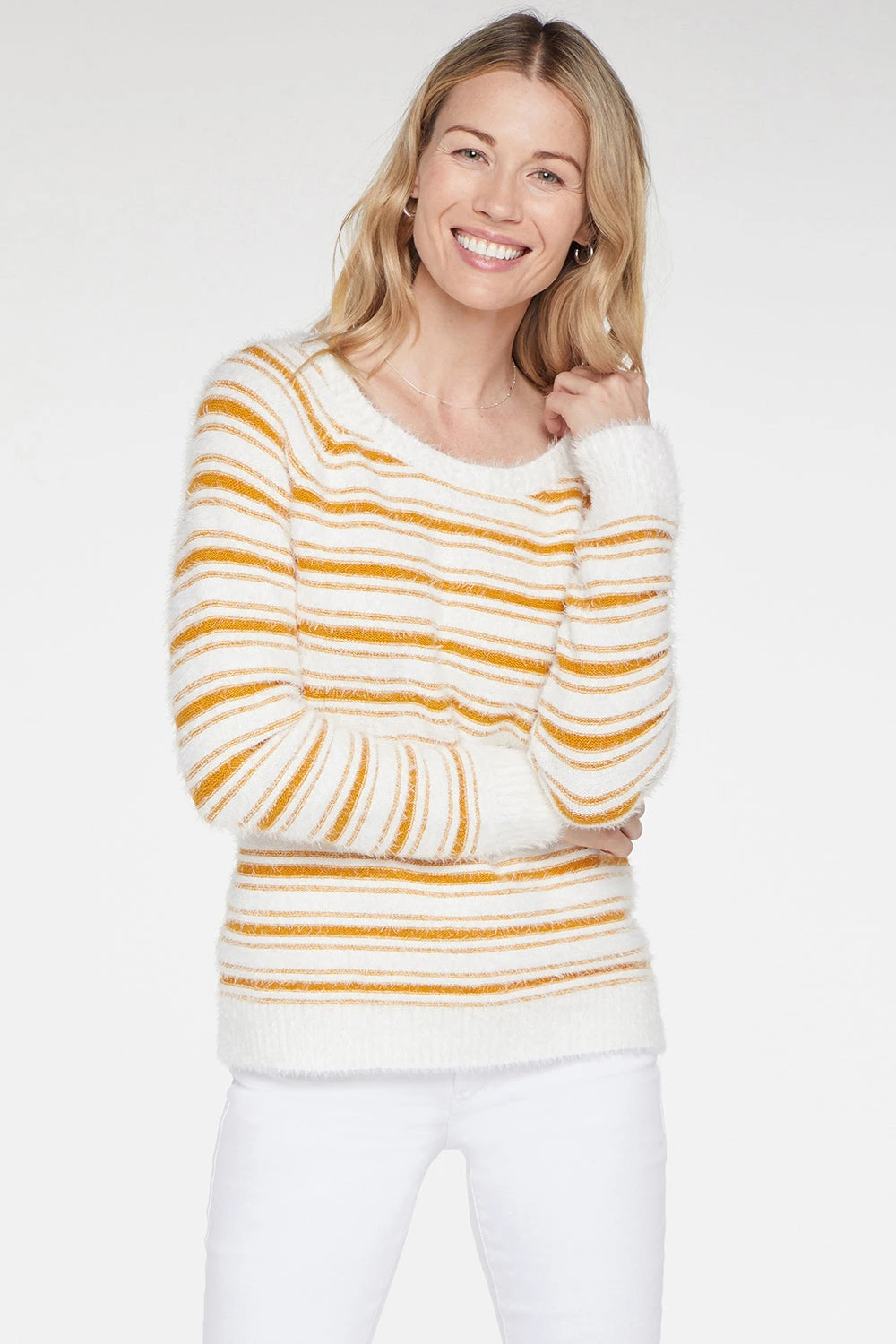 Boatneck Pullover Sweater - Honeycomb 1 Boatneck Pullover Sweater - Honeycomb