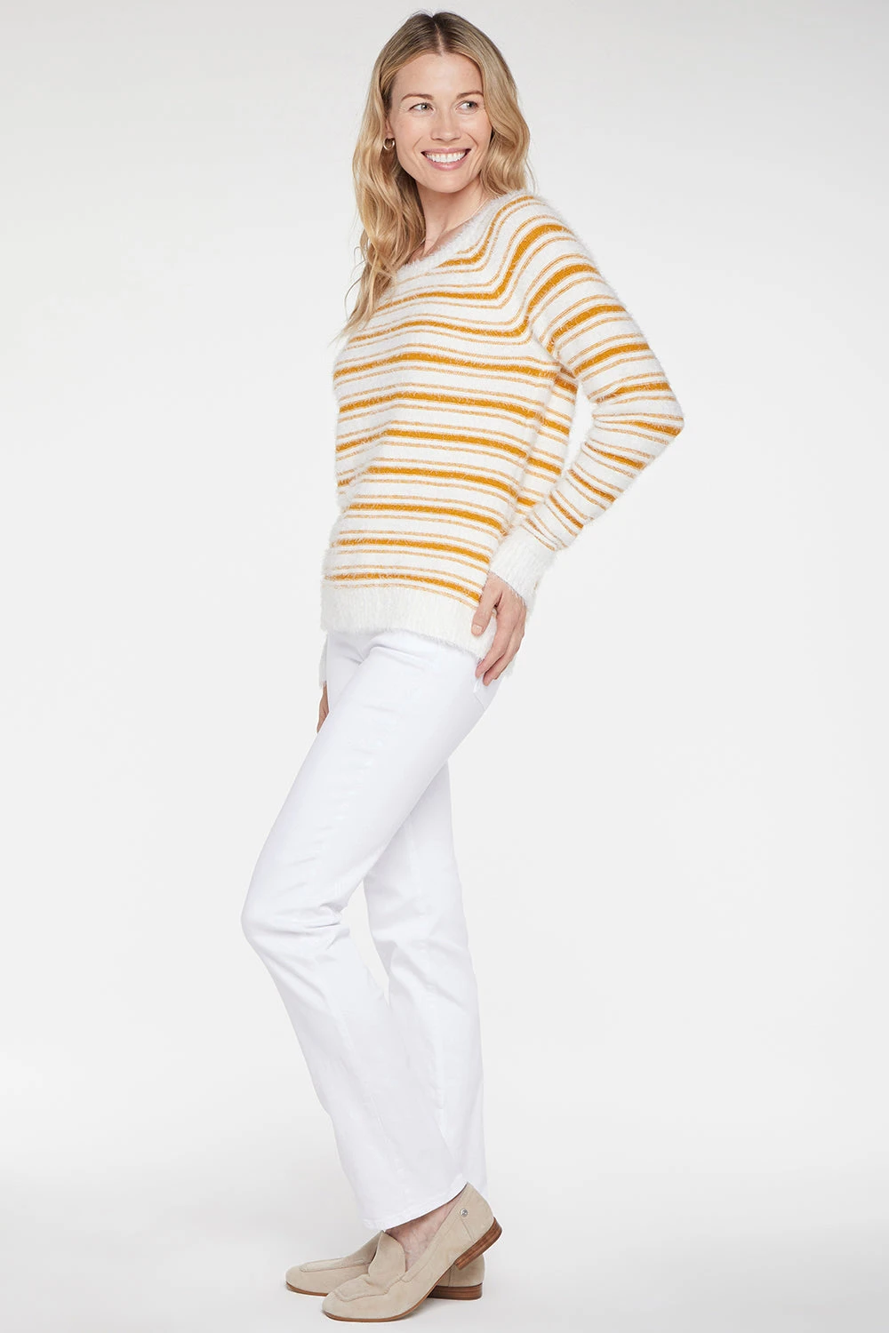 Boatneck Pullover Sweater - Honeycomb 5 Boatneck Pullover Sweater - Honeycomb - Image 5