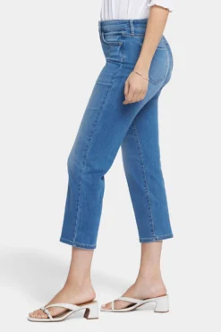 Relaxed Piper Crop Jeans - Blue Water -Nydj Apparel Shop MANV8560 BLWTR 3