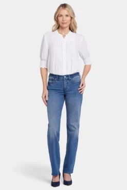 Bailey Relaxed Straight Jeans - Blue Island