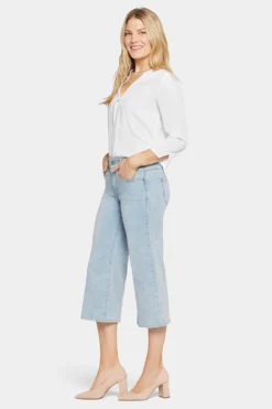 Major Wide Leg Capri Jeans In Long Inseam - Daybreak 11 Major Wide Leg Capri Jeans In Long Inseam - Daybreak -Nydj Apparel Shop MANVCP8897L DYBRK 5
