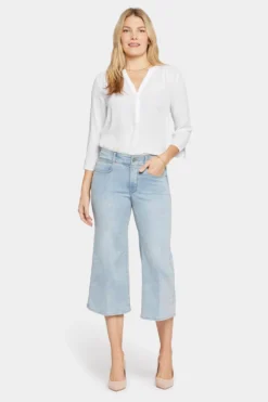 Major Wide Leg Capri Jeans - Daybreak