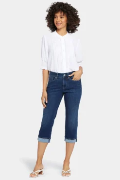 Marilyn Straight Crop Jeans - Cambridge