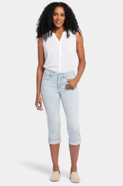 Marilyn Straight Crop Jeans - Oceanfront