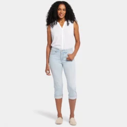 Marilyn Straight Crop Jeans - Oceanfront -Nydj Apparel Shop MANVCR2389 OFRNT DPA
