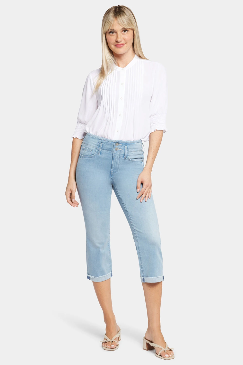 Marilyn Straight Crop Jeans - Promise 1 Marilyn Straight Crop Jeans - Promise