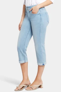 Marilyn Straight Crop Jeans - Promise 9 Marilyn Straight Crop Jeans - Promise -Nydj Apparel Shop MANVCR8879 PRMSE 3