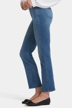Callie High Straight Jeans - Mission Blue -Nydj Apparel Shop MATK8773 MSNBL 3