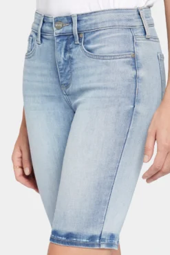 Briella 11 Inch Denim Shorts - New Wave 12 Briella 11 Inch Denim Shorts - New Wave -Nydj Apparel Shop MATKBS8556 NWAVE 6