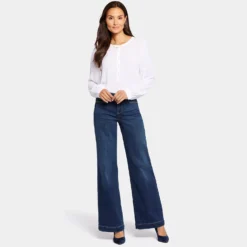 Teresa Wide Leg Jeans - Cambridge 13 Teresa Wide Leg Jeans - Cambridge -Nydj Apparel Shop MATKKT8881 CMBRD DPA