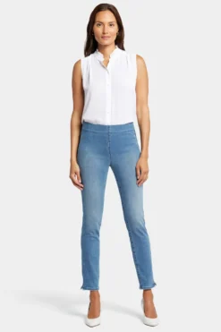 Skinny Ankle Pull-On Jeans - Clean Brickell -Nydj Apparel Shop MATKPA2570 CBRIC 4