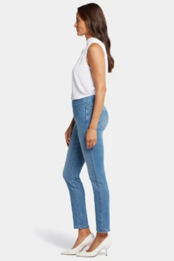 Skinny Ankle Pull-On Jeans - Clean Brickell -Nydj Apparel Shop MATKPA2570 CBRIC 5