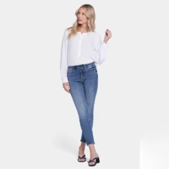 Sheri Slim Ankle Jeans - Rockie -Nydj Apparel Shop MATKSA8014 ROCKI DPA