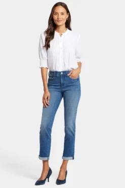 Sheri Slim Ankle Jeans - Blue Island 10 Sheri Slim Ankle Jeans - Blue Island -Nydj Apparel Shop MATKSA8087 BLISD 4