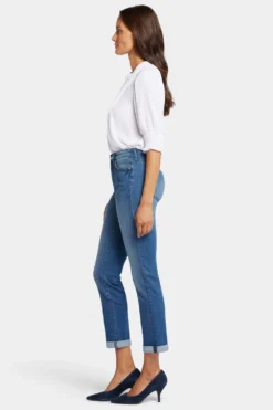 Sheri Slim Ankle Jeans - Blue Island 11 Sheri Slim Ankle Jeans - Blue Island -Nydj Apparel Shop MATKSA8087 BLISD 5