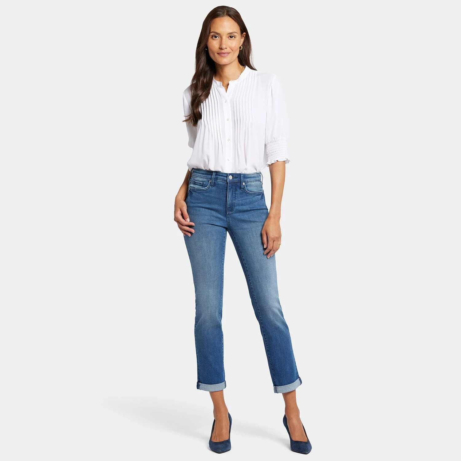 Sheri Slim Ankle Jeans - Blue Island 7 Sheri Slim Ankle Jeans - Blue Island - Image 7